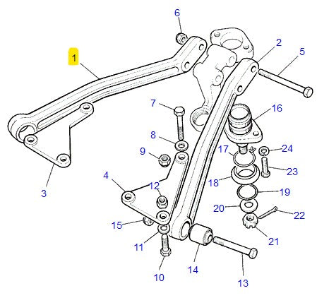 Arm Rear Suspension RH