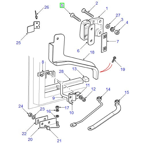 SCREW - M8 x 90mm - PR2 ALLMAKES