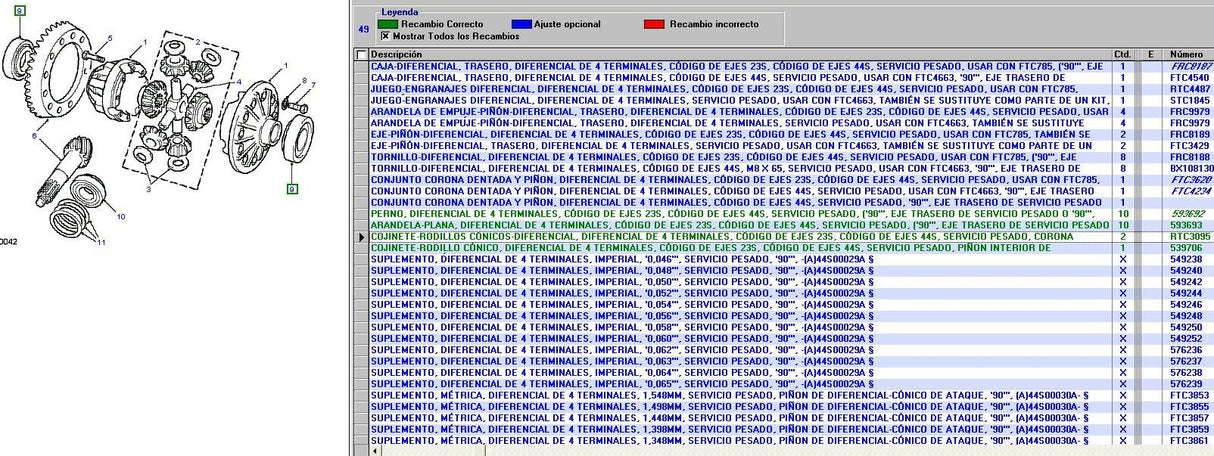 Taper Roller Bearing Diff
