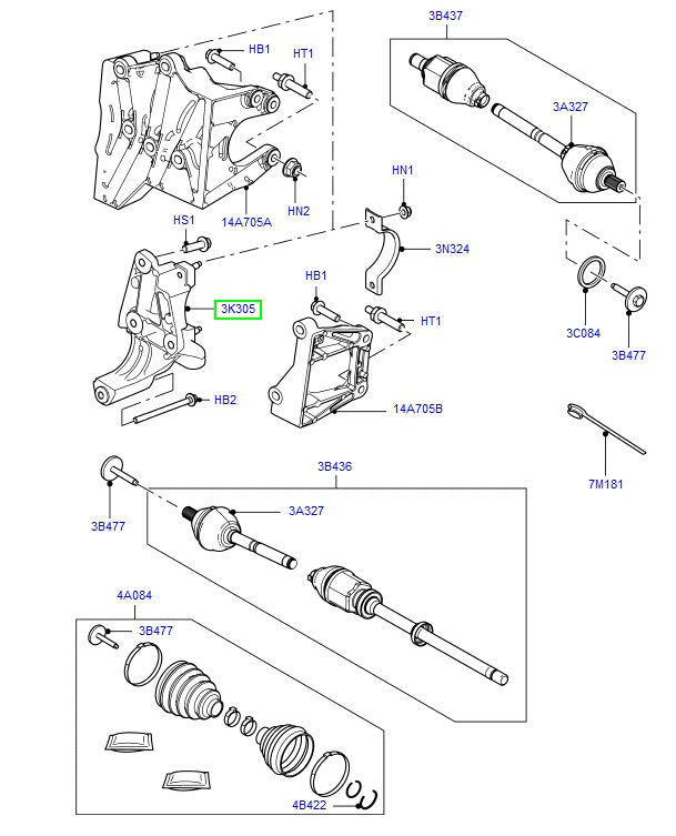Front Bracket - Driveshaft