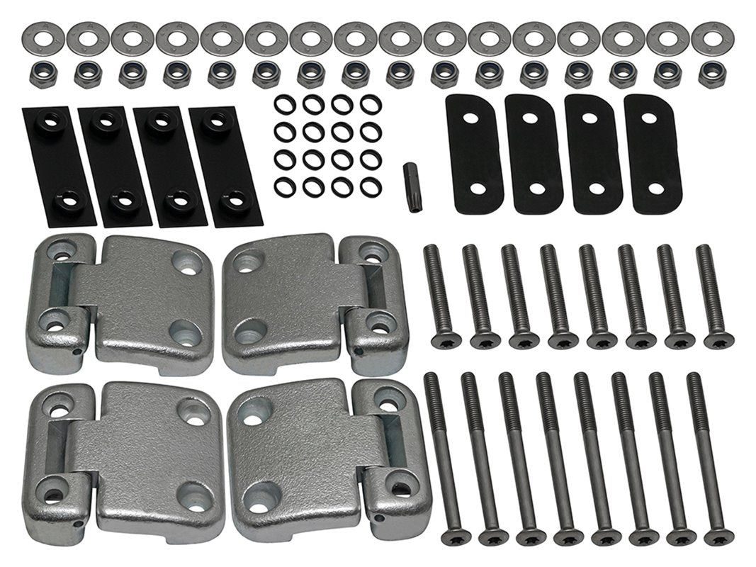 2nd Row Door Hinge Kit - Stainless Steel