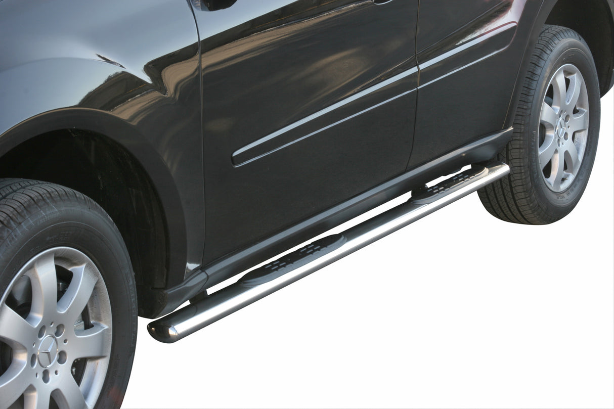 Oval Grand Pedana (Oval Side Bars with Steps) Inox