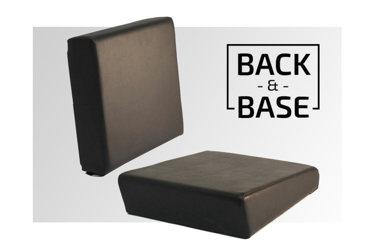 Base plus backrest facing rear seats - black vinyl - EXMOOR TRIM