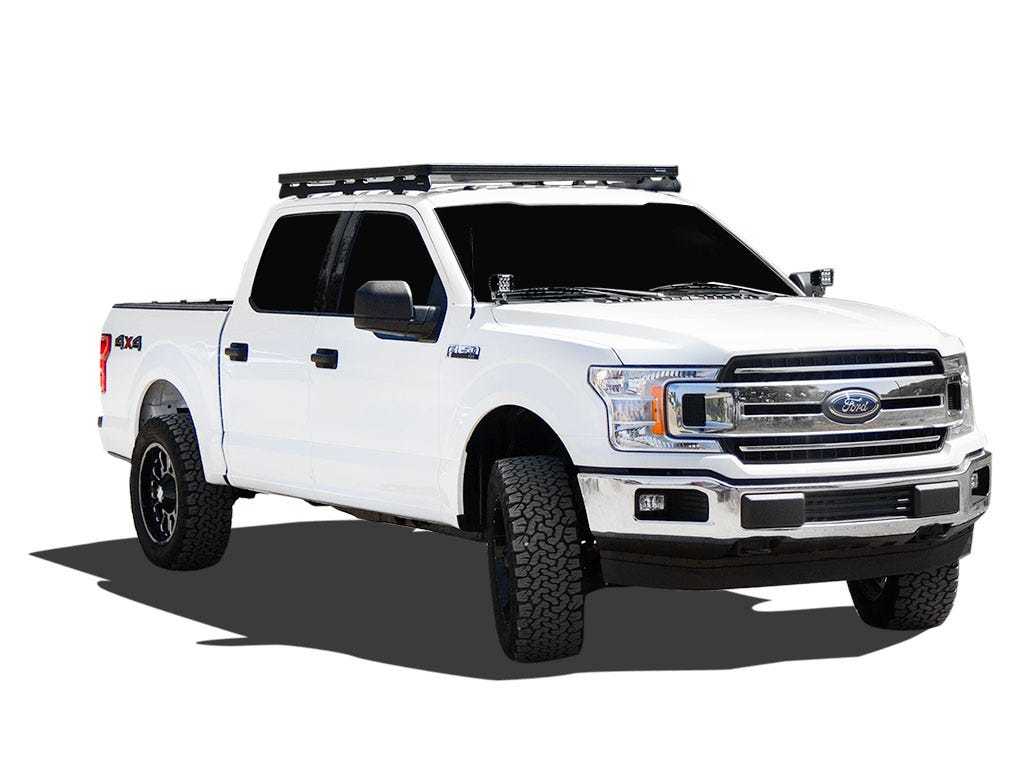 Ford F-150 Crew Cab (2009-Current) Slimline II Roof Rack Kit / Low Profile - FRONT RUNNER