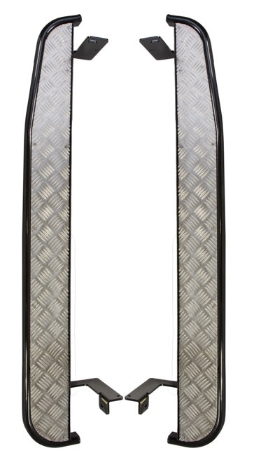 Defender 90 sidestep chequered plate top