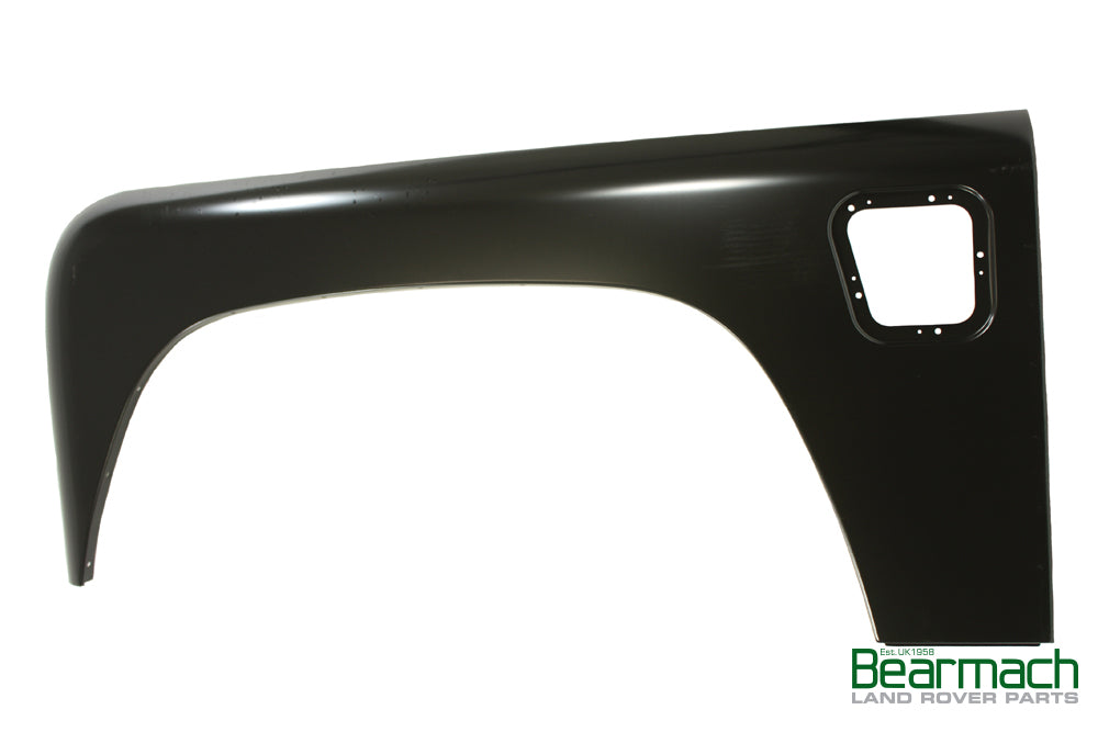 Wing front LH with turbo vent