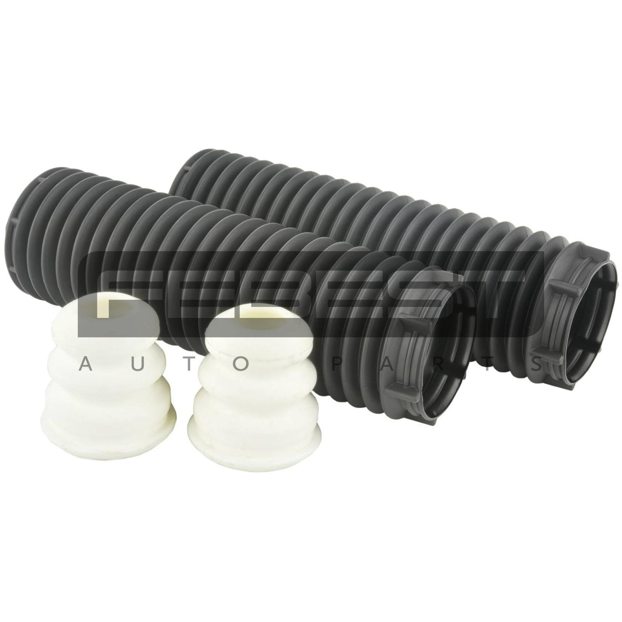 Boot with jounce bumper front shock absorber kit