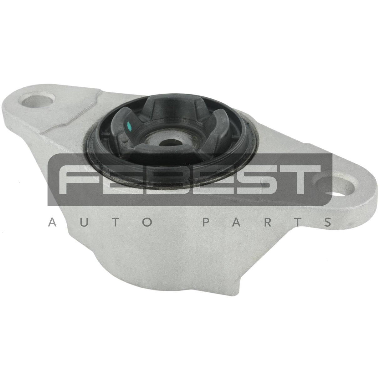 Rear shock absorber mounting
