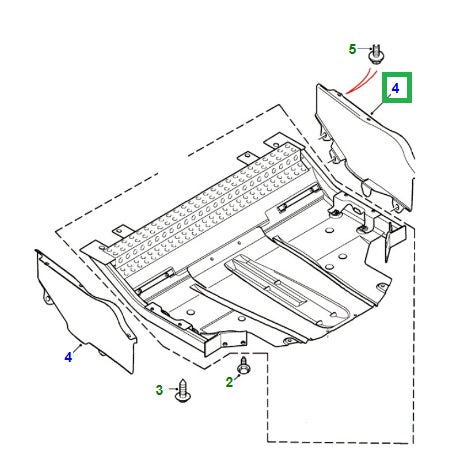 Shield - engine comp