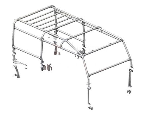 External and Internal Roll Cage Complete 8 Points
