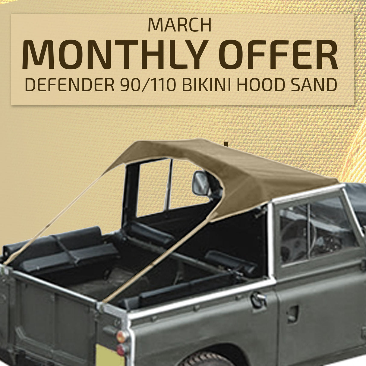 Bikini Hood Defender - Sand