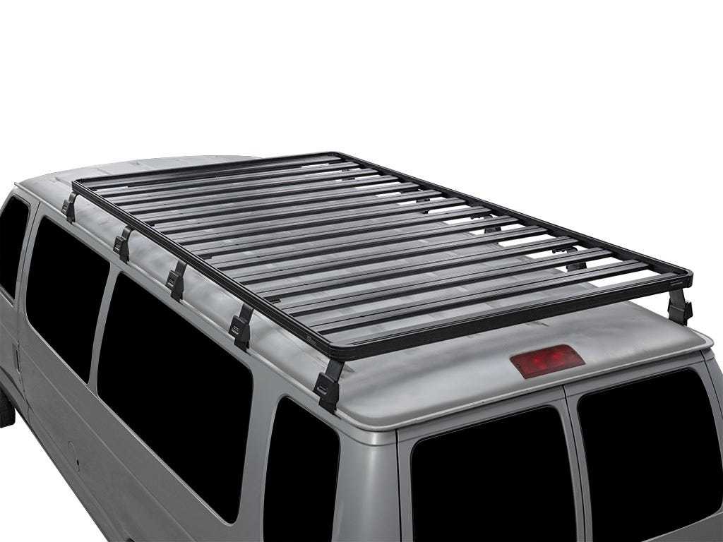 Ford E150/E250/E350 Extended Cab (1992-2014) Slimline II 3/4 Roof Rack Kit - FRONT RUNNER