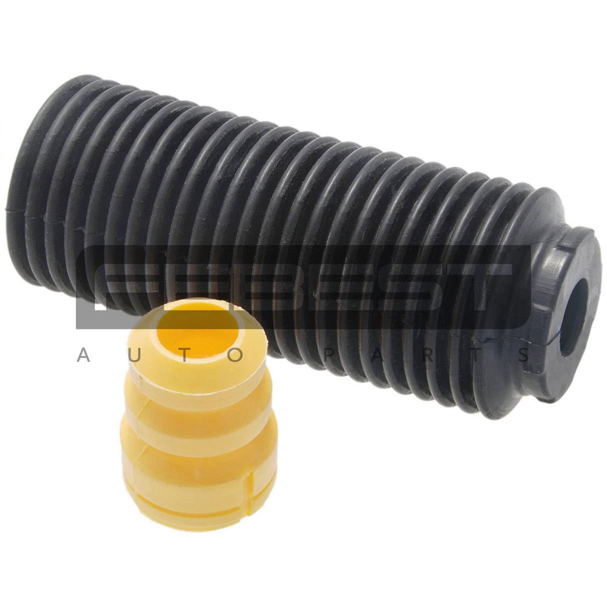Boot with jounce bumper front shock absorber