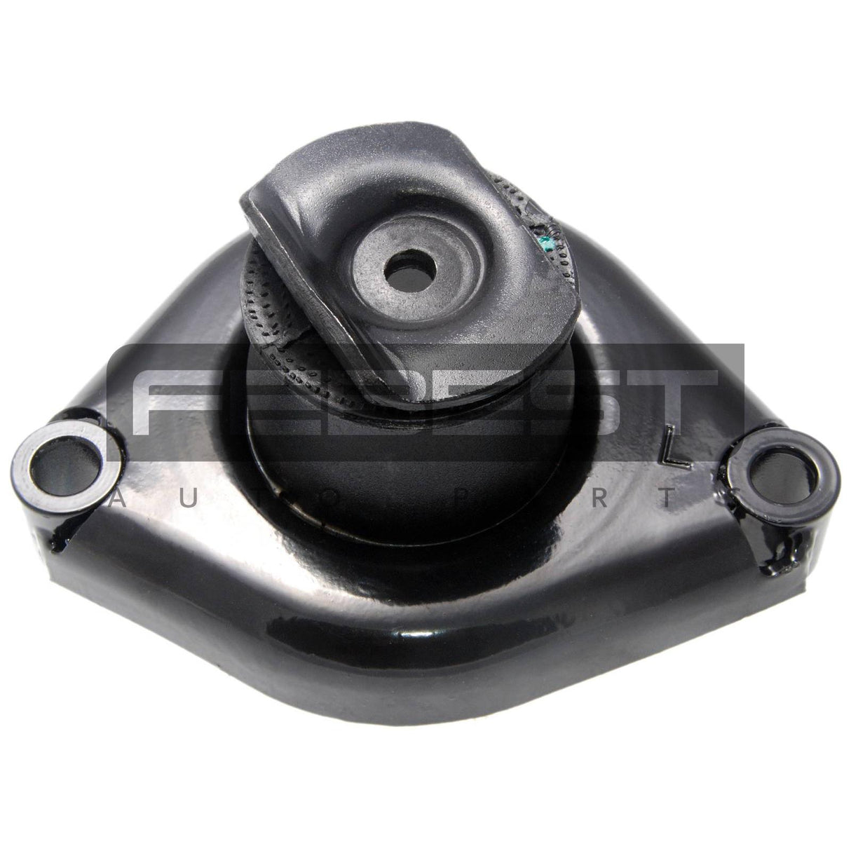 Rear shock absorber mounting left
