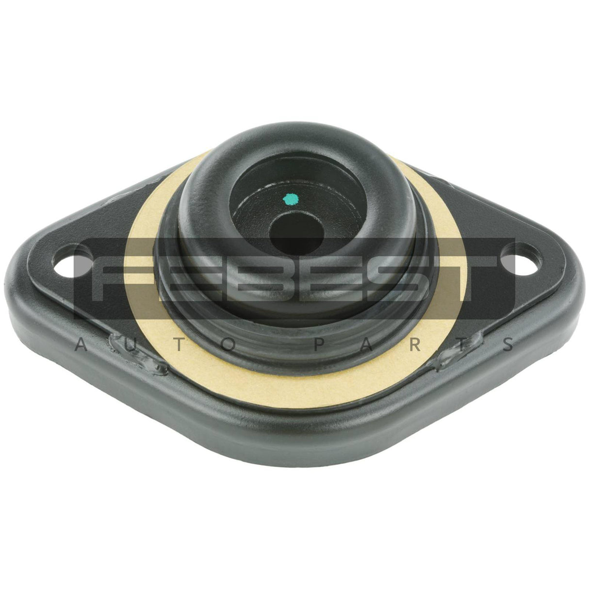 Rear shock absorber mounting