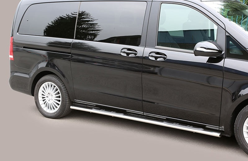 Tubuluar side steps - Viano; short Version