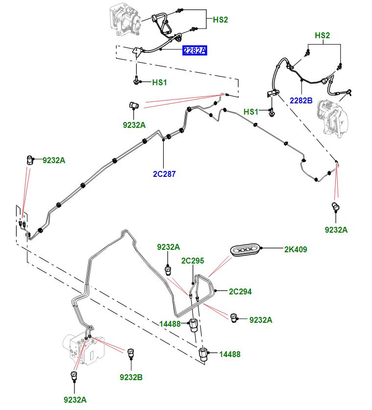 Flexible Brake Hose - Rear Right - ALLMAKES