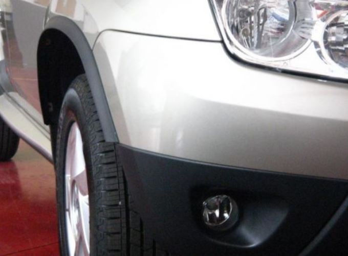 Aletines Universales Semi-Rígidos Negros, 4 x 20MM/1,5M, Adhesivo