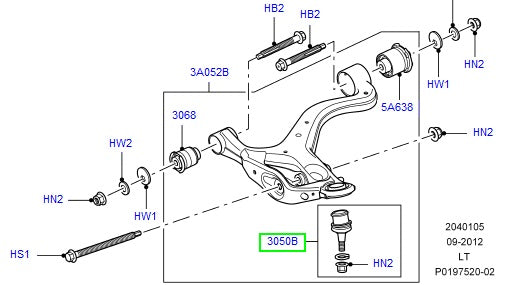 Lower ball joint assy