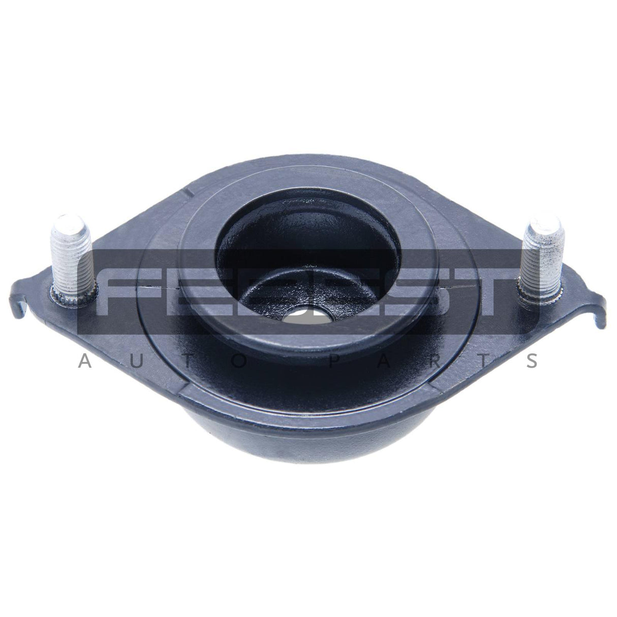 Rear shock absorber mounting