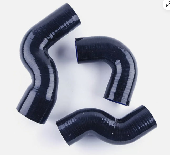 Silicone Intercooler Hose Kit Black - AG PARTS
