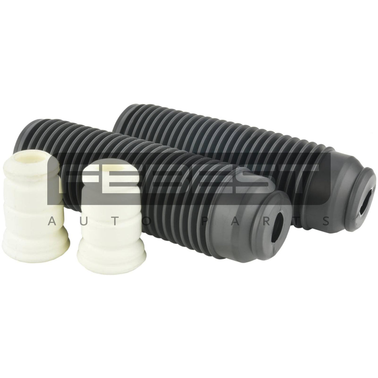 Boot with jounce bumper front shock absorber kit