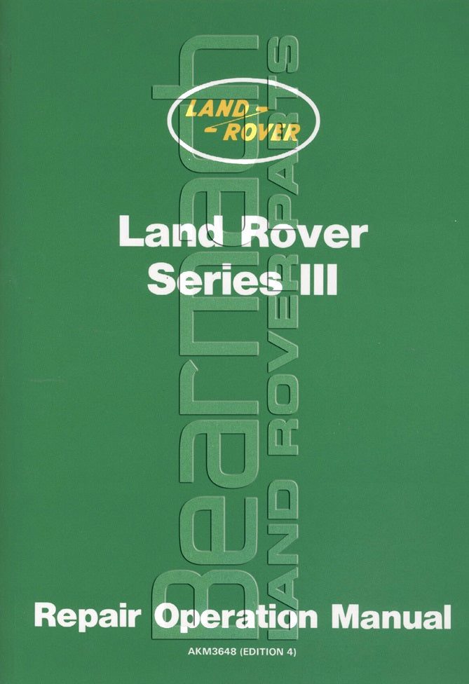 Series 3 W/Shop Manual