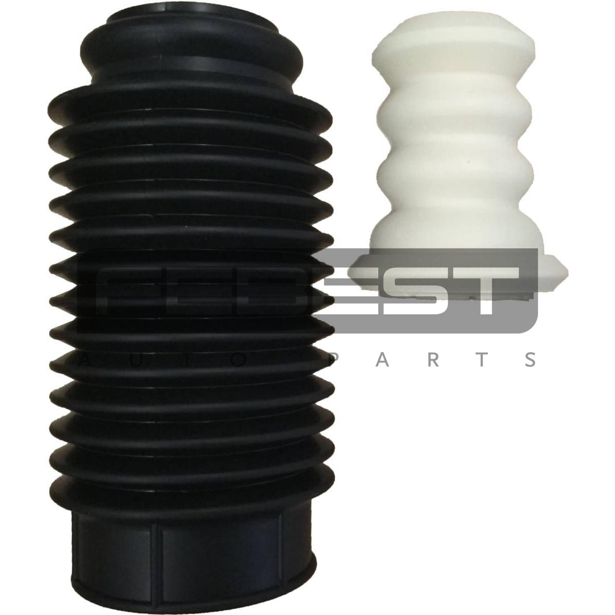Universal boot with jounce bumper, shock absorber