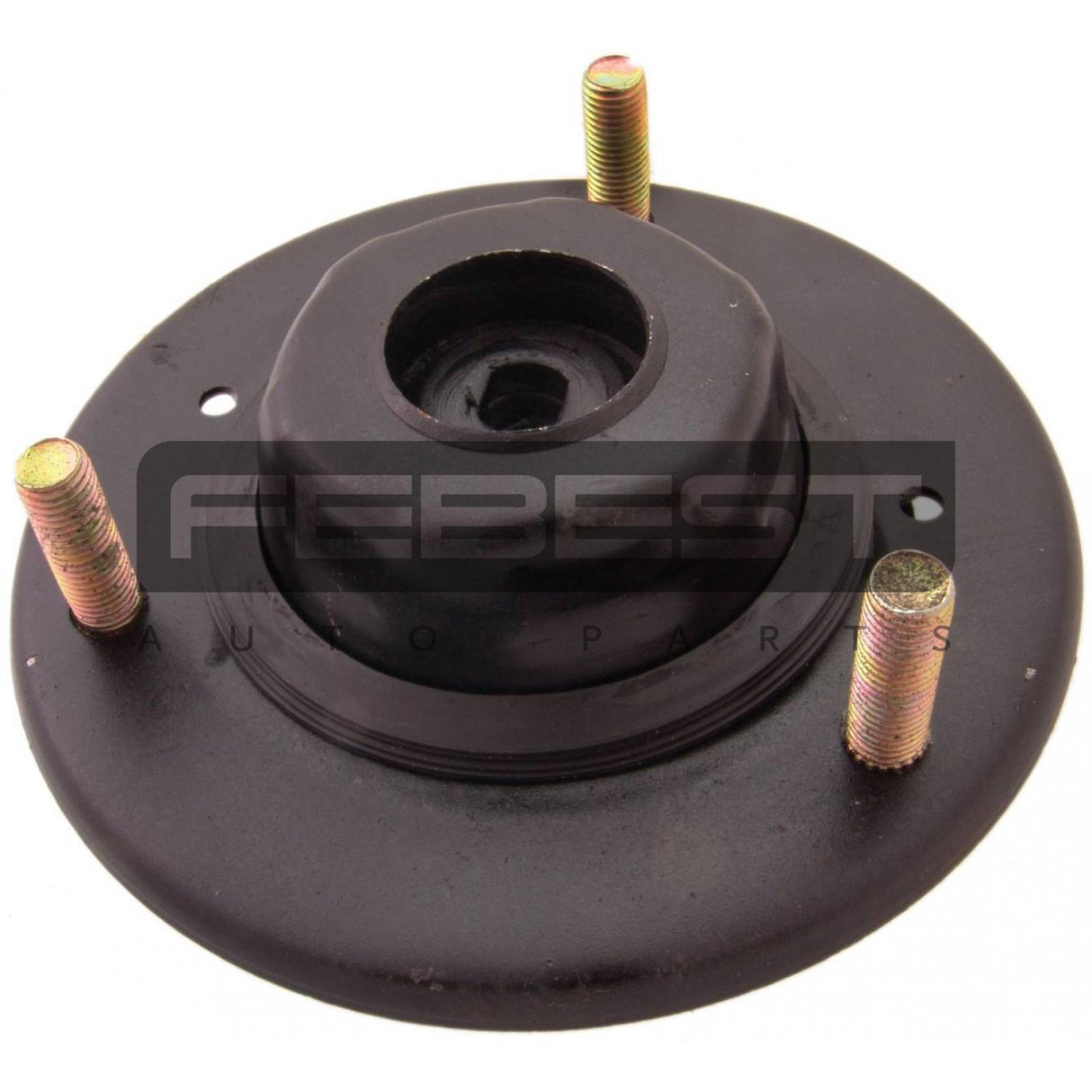 Rear shock absorber mounting