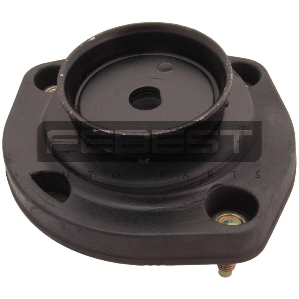 Rear shock absorber mounting left