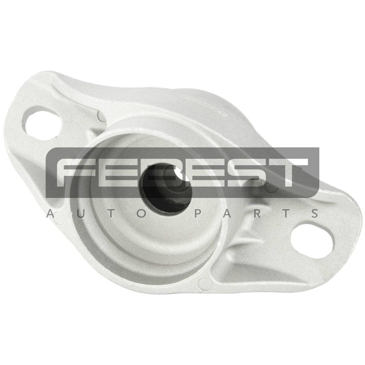 Rear shock absorber mounting