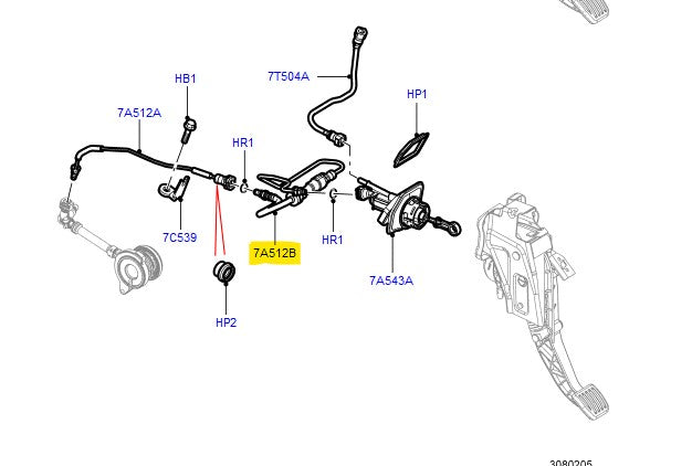 Master Cylinder Tube