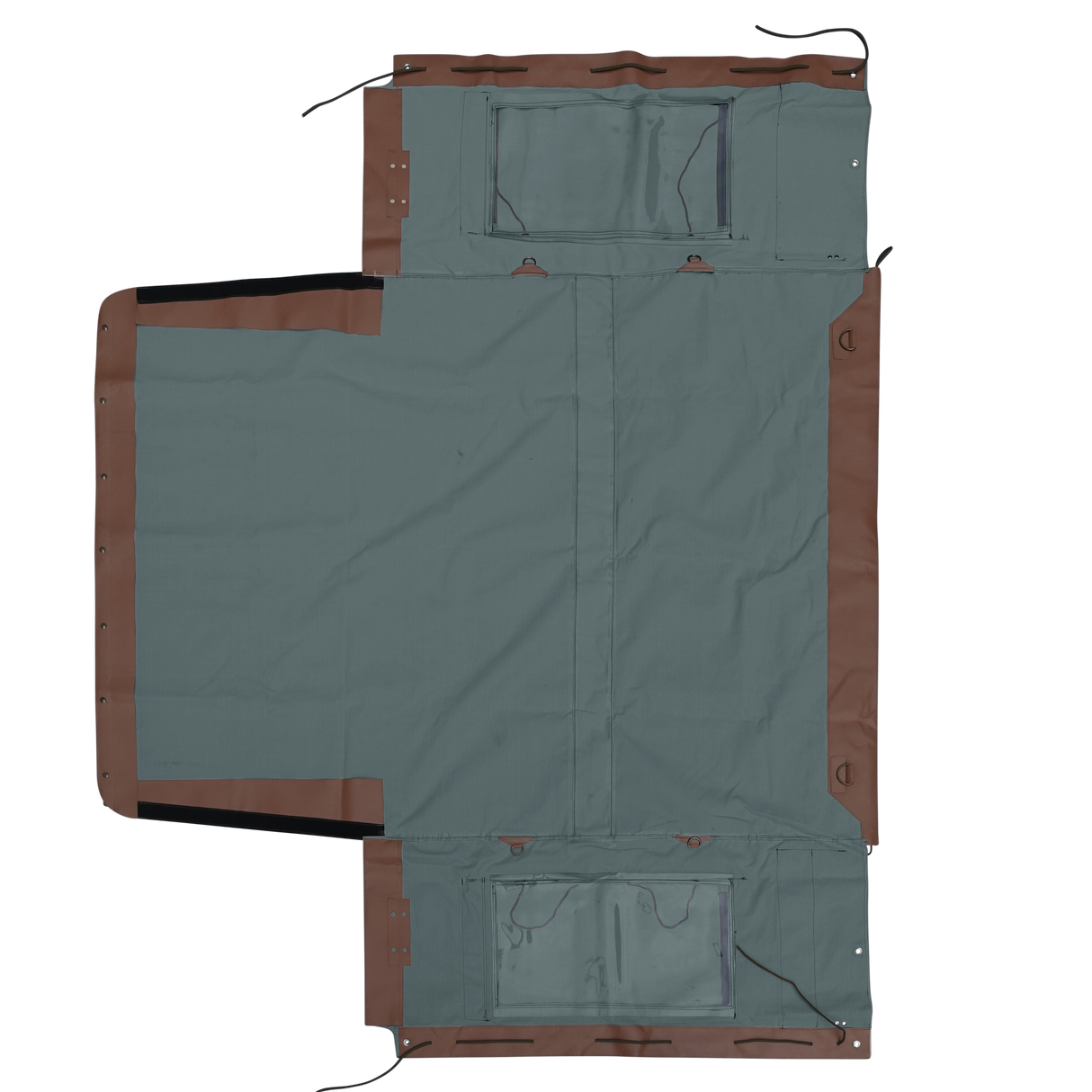 Hood With Side Windows and Blinds 88" / 90" - Blackstone