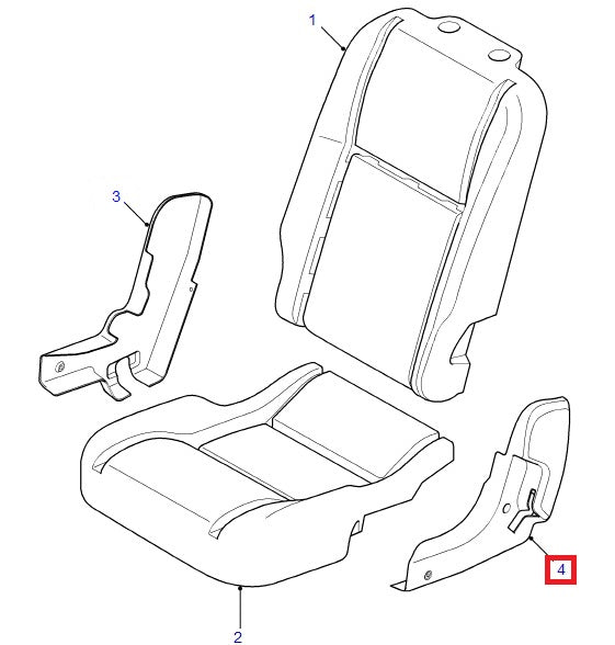 Right Seat Exterior Cladding