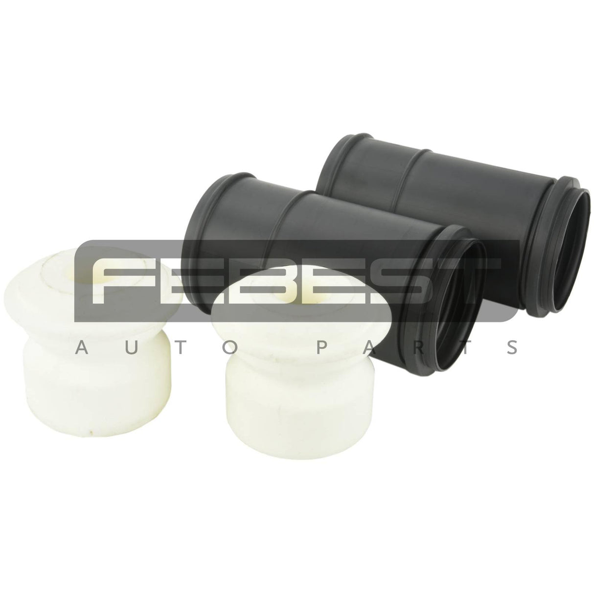 Boot with jounce bumper front shock absorber kit