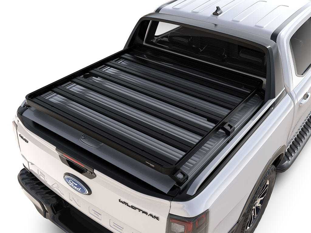 Ford Ranger T6.2 Wildtrak Double Cab w/OEM Roll Top (2022-Current) Slimline II Load Bed Rack Kit - FRONT RUNNER