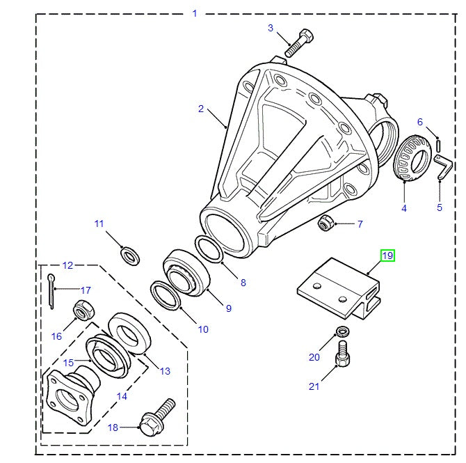 Bracket Track Rod Protectio