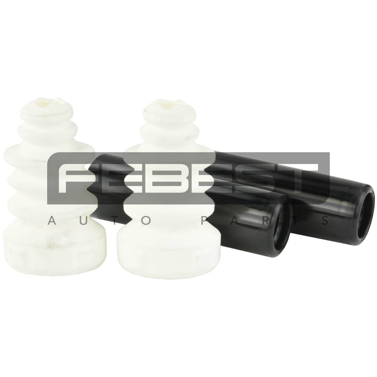Boot with jounce bumper rear shock absorber kit
