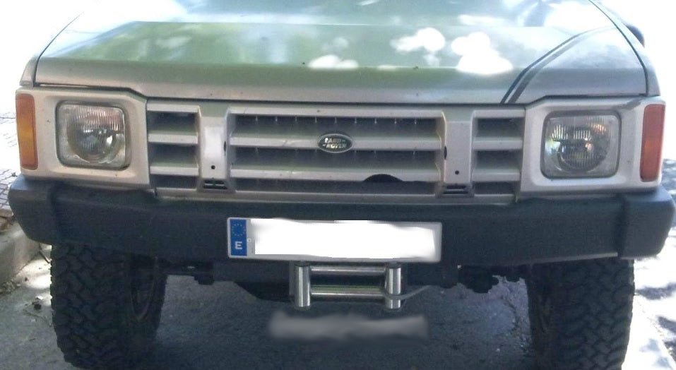 Base de cabestrante "oculta" para instalar en parachoques de origen