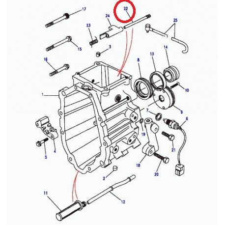 Reverse Axle - GENUINE LAND ROVER