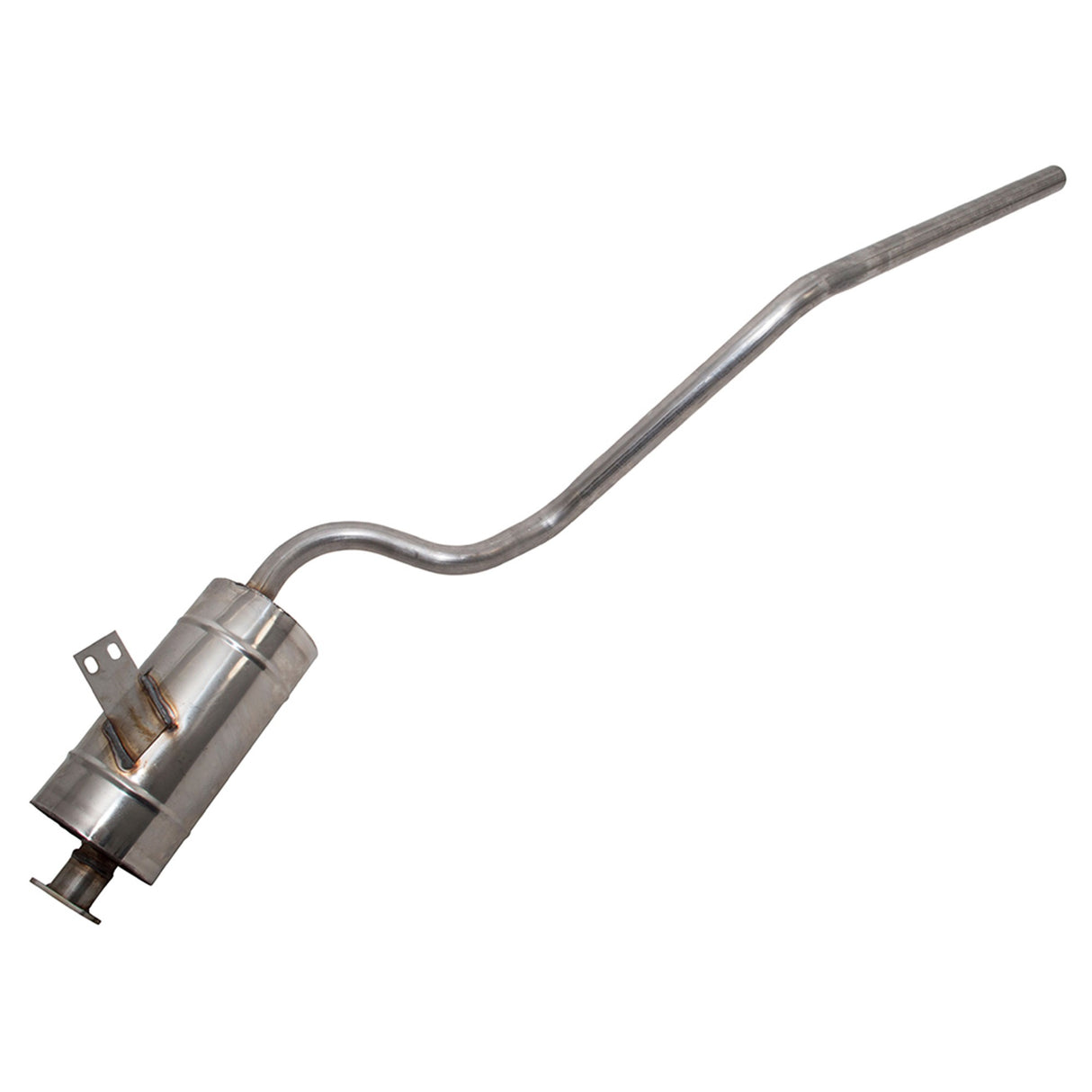 Exhaust Pipe - Rear Silencer - Stainless Steel - ALLMAKES