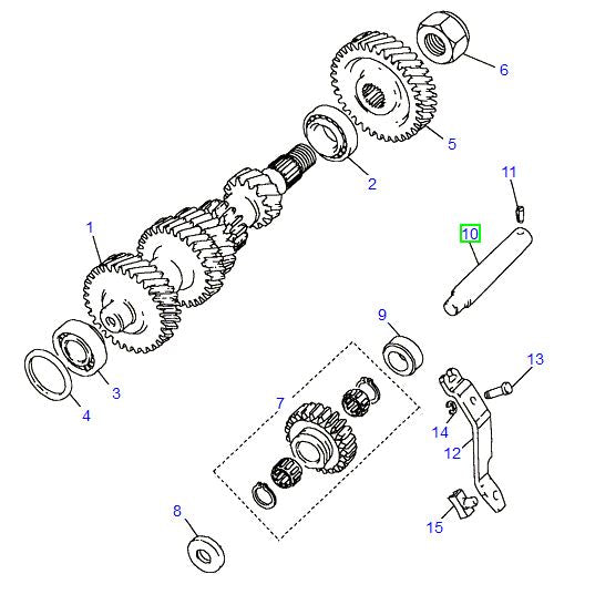 Shaft - Reverse Idler - ALLMAKES