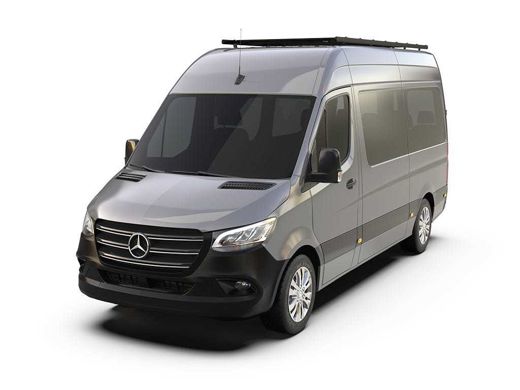Mercedes-Benz Sprinter (L2H2/144in MWB/High Roof) (2006-Current) Slimpro Roof Rack Kit