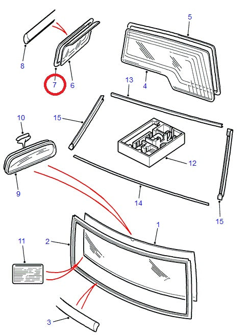 Seal - Roof Side Moulding