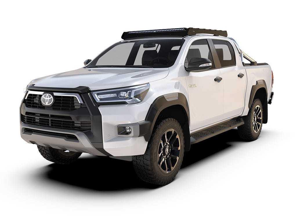 Toyota Hilux Double Cab (2016- Current) Slimsport Roof Rack Kit / Light Bar Ready