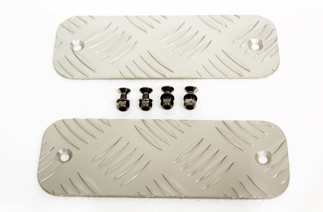 Front Bumper Protector Kit in 3mm - Silver - Pair
