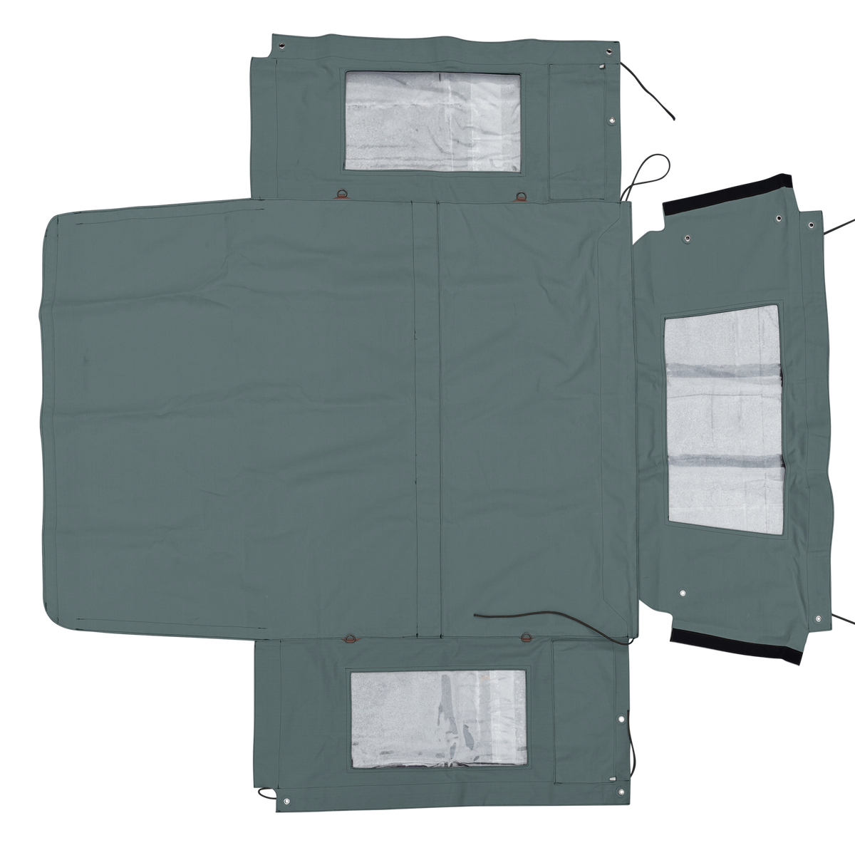 Hood With Side Windows (WSW) 88" - Blackstone - SEÑORBARBO