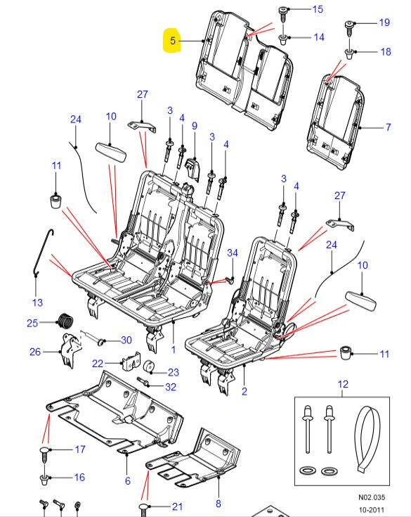 Rear Seat Covering