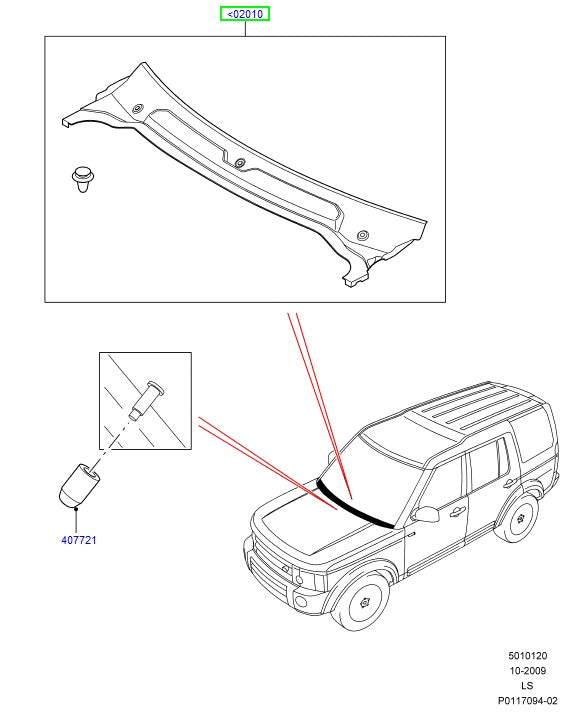 Panel - cowl top - eurospare