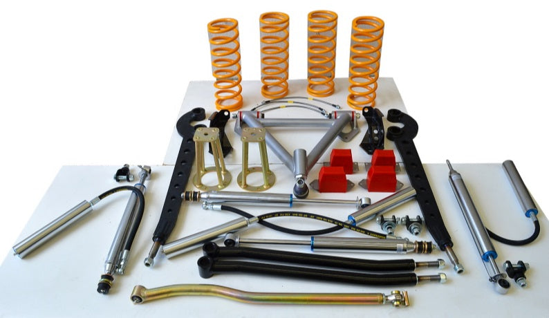 "traction extreme evo" suspension kit +10 cm - with front twin shocks absorber